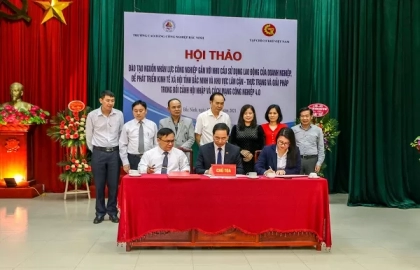 Tân Phát ETEK tham dự Hội thảo đào tạo nguồn nhân lực công nghiệp gắn với nhu cầu sử dụng lao động của doanh nghiệp.